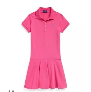 Polo by Ralph Lauren Pink Polo Dress Classic Style, Size 12-14